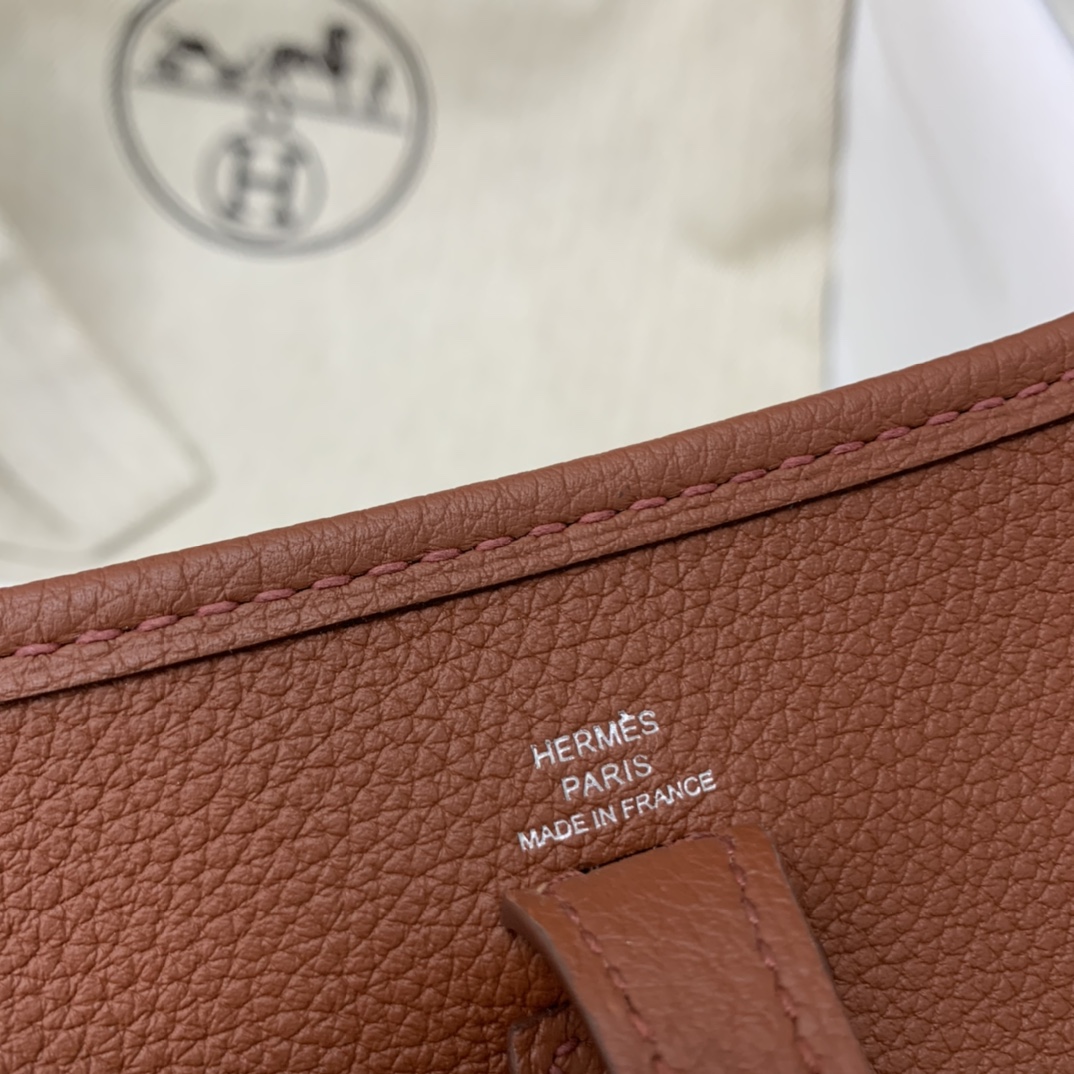 에르메스 미니 에블린16 모리스골드 은장 끌레망스 가죽